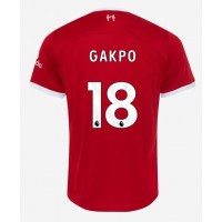 Liverpool Cody Gakpo #18 Heimtrikot 2023-24 Kurzarm